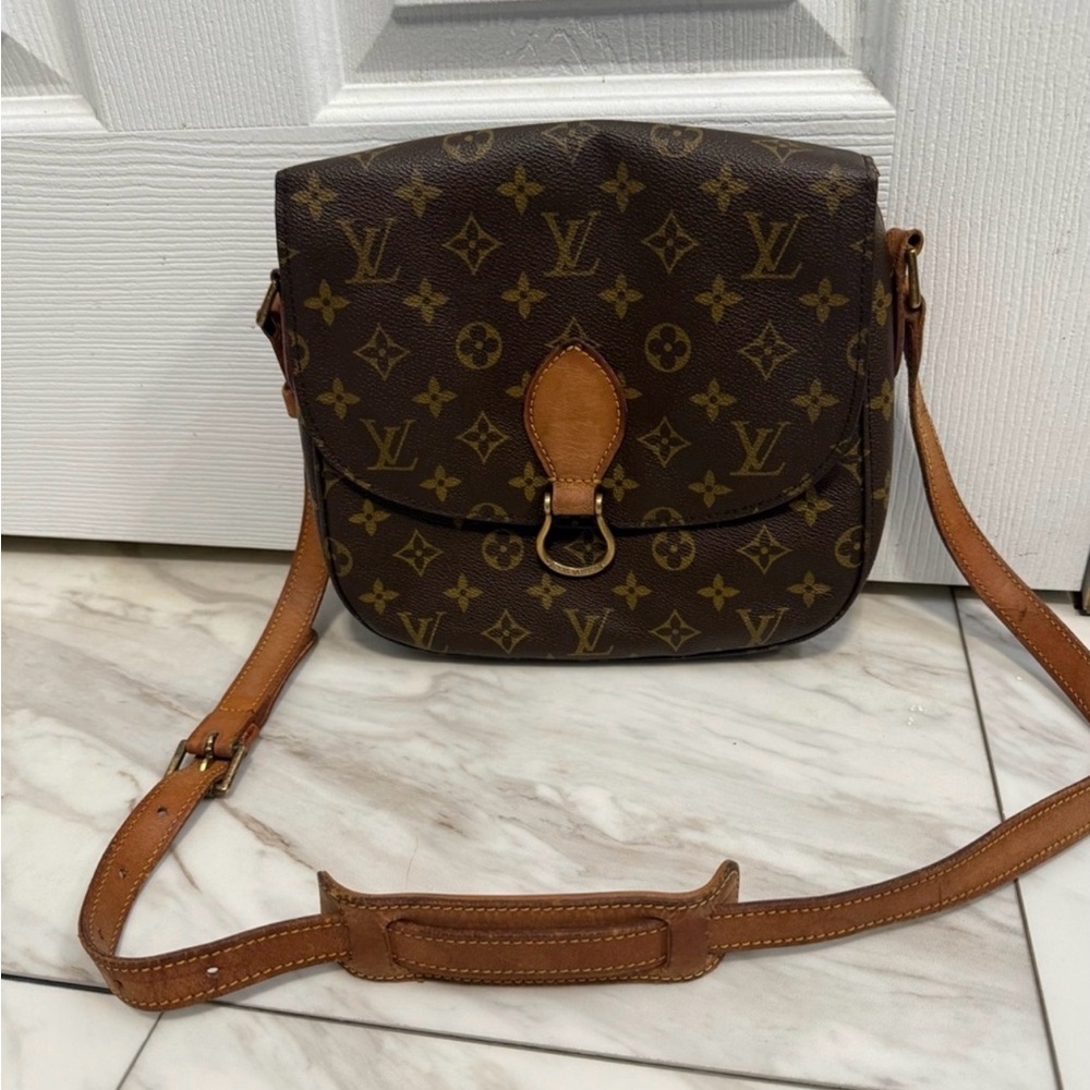 Louis Vuitton saint cloud Dark Brown Monogram Crossbody Bag